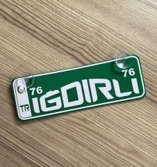 Iğdırlı Dekor Plaka Vantuzlu