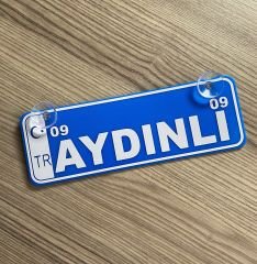 Aydınlı Dekor Plaka Vantuzlu