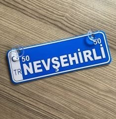 Nevşehirli Dekor Plaka Vantuzlu