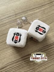 Beşiktaş Peluş Zar Vantuzlu (Çift)